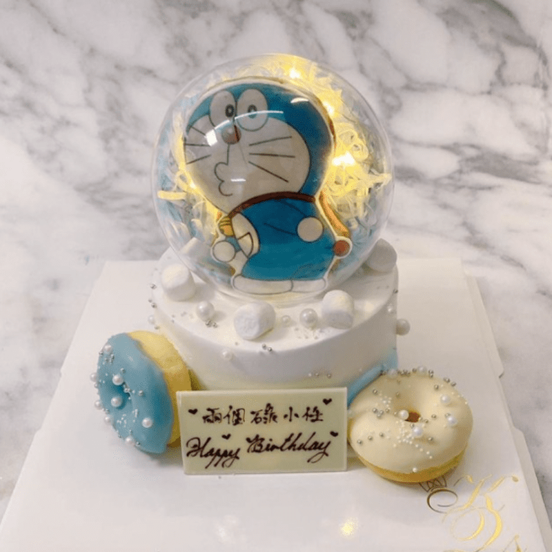 Doraemon Cookie Ball Cake