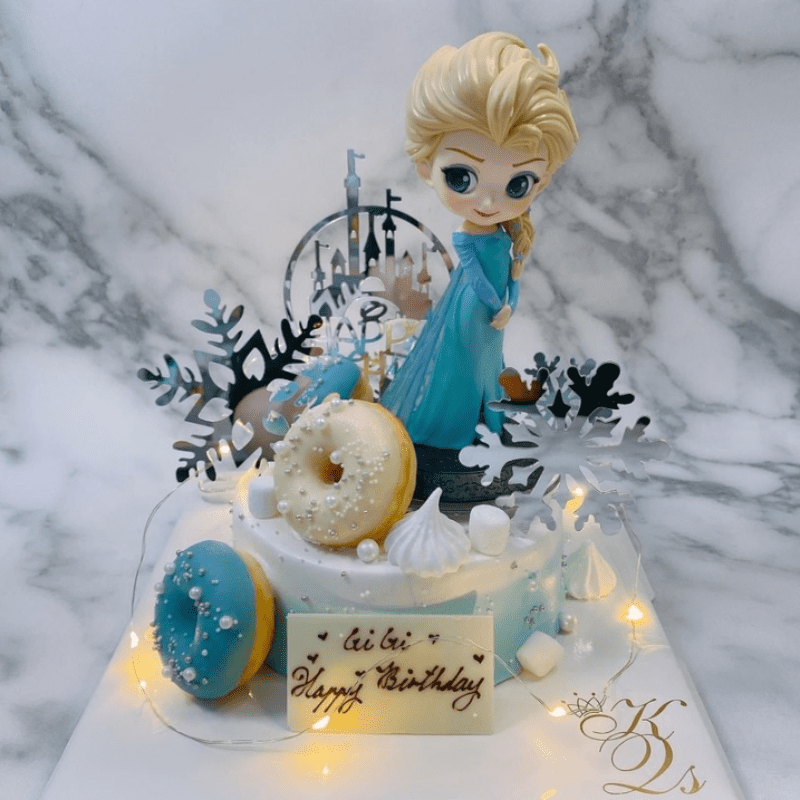 Elsa 經典造型 Donuts Cake