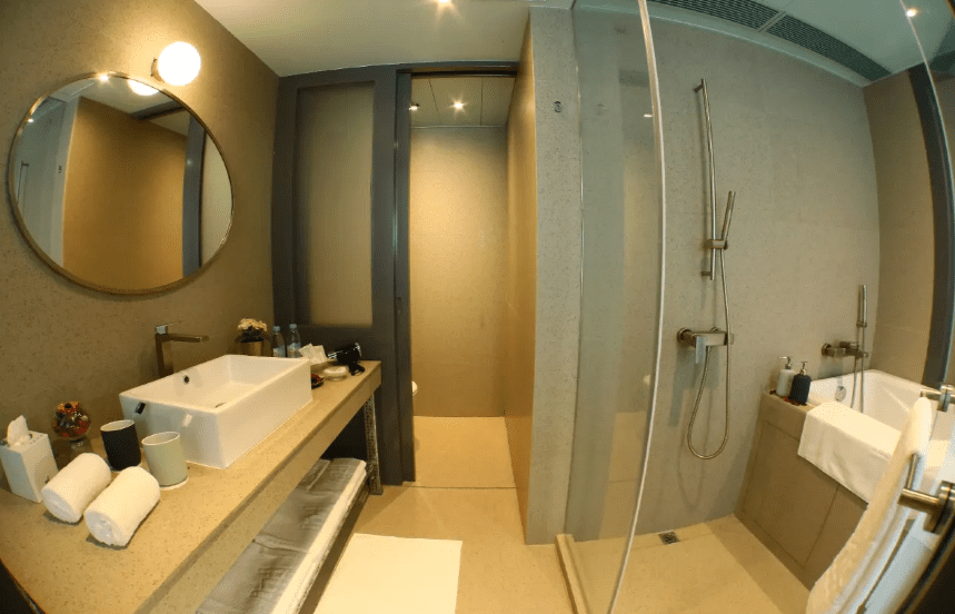 工業家酒店浴室
